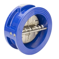 Обратный клапан двухстворчатый межфланцевый REON тип RSV32-T DN300 PN16